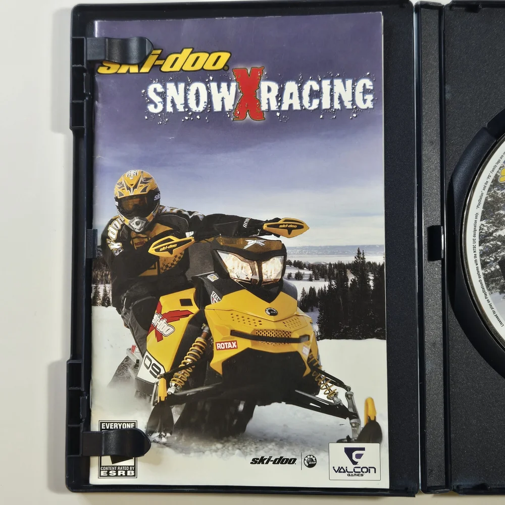 Sony PlayStation 2 Ski-Doo Snow X Racing - Black and Yellow